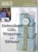 Embroidered Gifts, Wrappings and Ribbons Book embroidery education