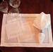 Cocktail Napkin (Dozen Pack): White embroidery blank