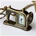 Sew Charming Bronze Sewing Machine Watch embroidery equipment