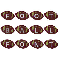 Applique Letter Machine Embroidery Pattern by MyIttyBittyDesigns