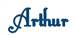 Alphabet Xpress Font - Arthur embroidery font