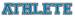 Alphabet Xpress Font- Athlete embroidery font
