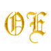 Olde English embroidery font