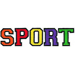 Sport embroidery font