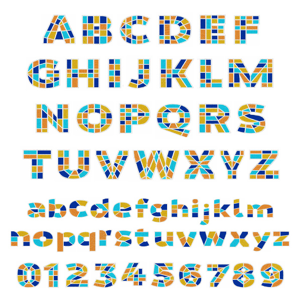 Mosaic Pattern Font | styles embroidery font mosaic font from embroidery patterns Mosaic Pattern Font | styles embroidery font mosaic font from embroidery patterns