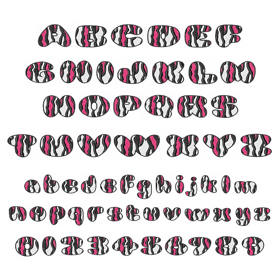 zebra font