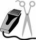 HAIR CUTTING TOOLS print art design