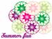 Summer Fun Kaleidoscope print art design