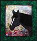 Jenna's Horse Watercolor Quilt Kit and Border Bundle embroidery quilting