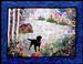 Black Lab Watercolor Quilt Kit and Border Bundle embroidery quilting