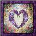 With All My Heart Watercolor Quilt Kit and Border Bundle embroidery quilting