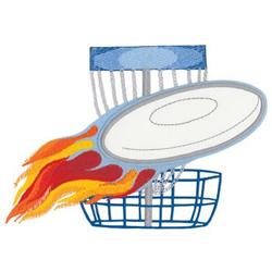 Sports jessecmault design disc golf applique from dakota collectibles