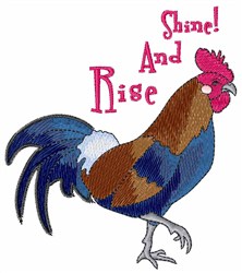Rise And Shine embroidery design