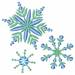 Winter Snowflakes embroidery design