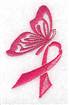 Butterfly With Ribbon embroidery design