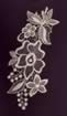 Lace Floral Swag embroidery design