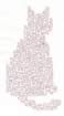 Low Stipple Cat embroidery design