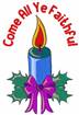 Holiday Candle embroidery design