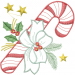 Christmas Candy Cane embroidery design