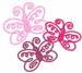 Pink Butterflies embroidery design