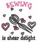 Shear Delight embroidery design