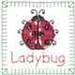 Ladybug Quilt Square embroidery design