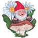Garden Gnome embroidery design