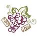 Wine Accent embroidery design