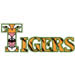 Tigers Text embroidery design