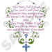 Hail Mary Prayer embroidery design