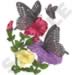 Swallowtails embroidery design