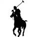 Polo Player embroidery design