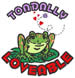 Toadally Loveable embroidery design