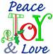 Joy embroidery design