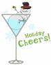 Holiday Cheers embroidery design