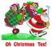 Oh Christmas Tee embroidery design