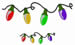 Christmas Lights embroidery design