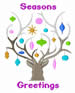Seasons Greetings embroidery design