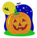 Smiling Pumpkin embroidery design