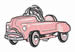 Pedal Car embroidery design