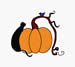 Cat And Pumpkin embroidery design