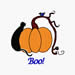 Boo embroidery design