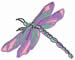 Dragonfly embroidery design