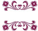 Floral Double Border embroidery design