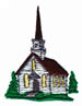 COUNTRY CHURCH embroidery design