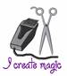 I CREATE MAGIC embroidery design