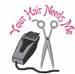 YOUR HAIR NEEDS ME embroidery design