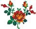 Decorative Roses embroidery design