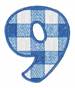 Gingham 9 embroidery design