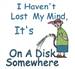 Lost My Mind embroidery design